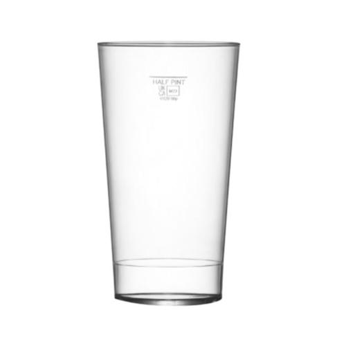 Elite Clear Festival Cup 12oz UKCA Half Pint Nucleated FREE Bespoke Printing (Pack of 420)- 120-1NU CA